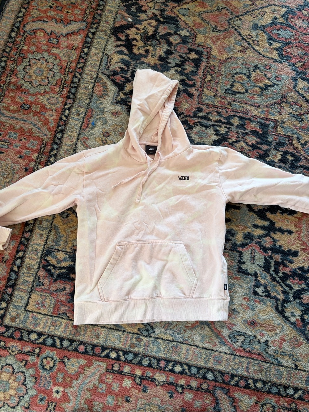 Vans Pastel Pink Tie-Dye Pullover Hoodie